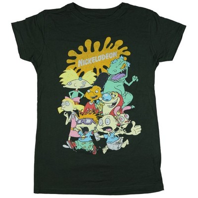 Nickelodeon T-Shirt Juniors Rugrats Hey Arnold Short Sleeve Graphic Top