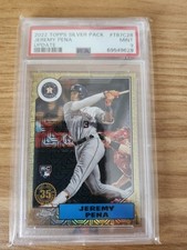 Jeremy Pena 2022 ROOKIE Topps Chrome Update Silver Pack RC PSA 9 MINT