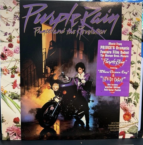 Purple Rain by Prince And The Revolution (Vinyl, 1984) Original Hype Sticker