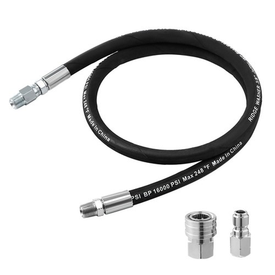 #ad RIDGE WASHER Pressure Washer Whip Hose w Swivel 3 8quot; 4000 PSI 4 FT $47.11