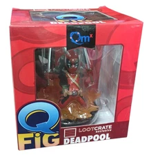 2015 Loot Crate Marvel Q-Fig Quantum Mechanix Qmx Exclusive Deadpool Figure