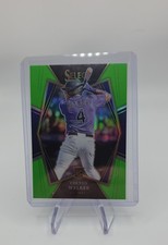 2022 Panini Select - Premier Level Colton Welker #117 Neon Green Prizm /99 (RC)