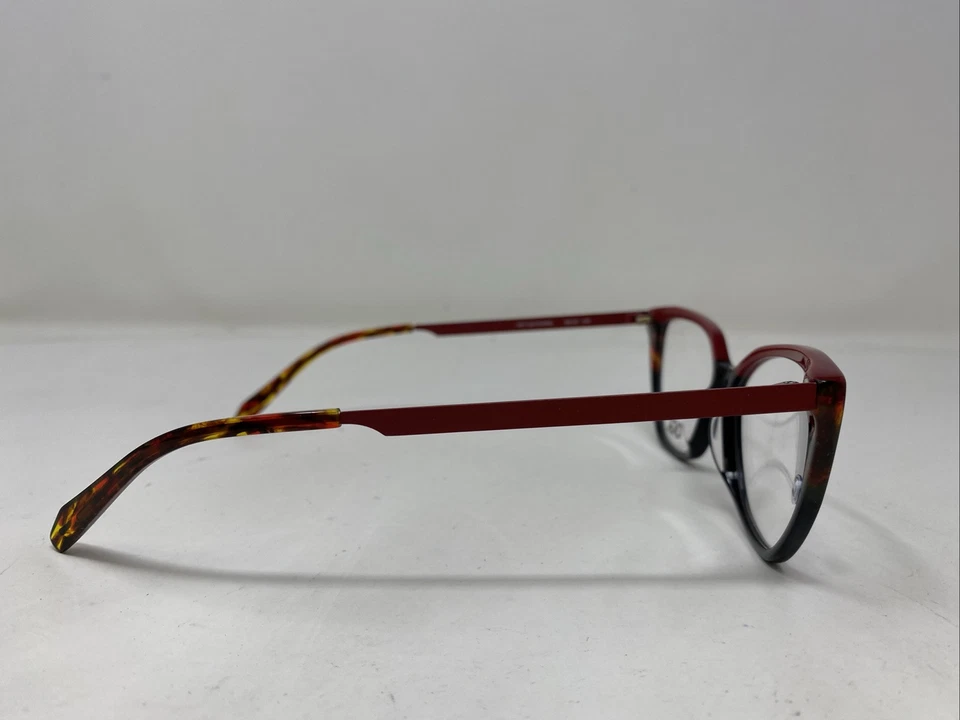 Marco de gafas OGI Japón HEY BOYS ROJO 52-15-145 rojo/negro borde completo YS82 Foto 4 de 4