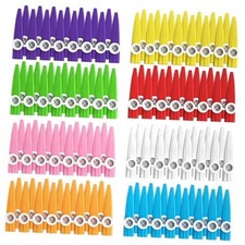 120 pcs 8 Colors Plastic Kazoos Musical Instruments for kids, Operation