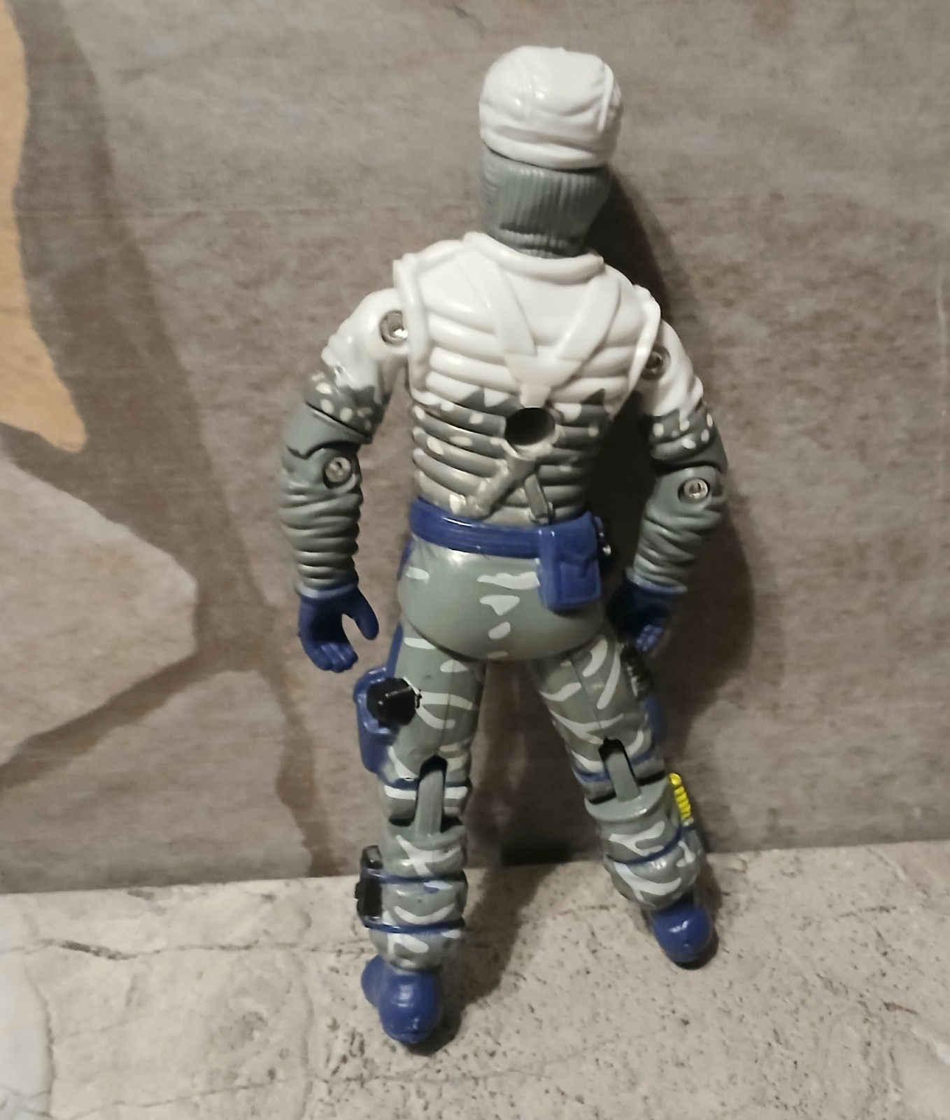 GI Joe Black Major Shockwave Custom Arctic Polar 3.75" 1988 Style Complete Oring