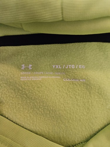 Felpa con cappuccio neon dri-fit ragazzo Xl Under Armour extra large - Foto 7 di 11