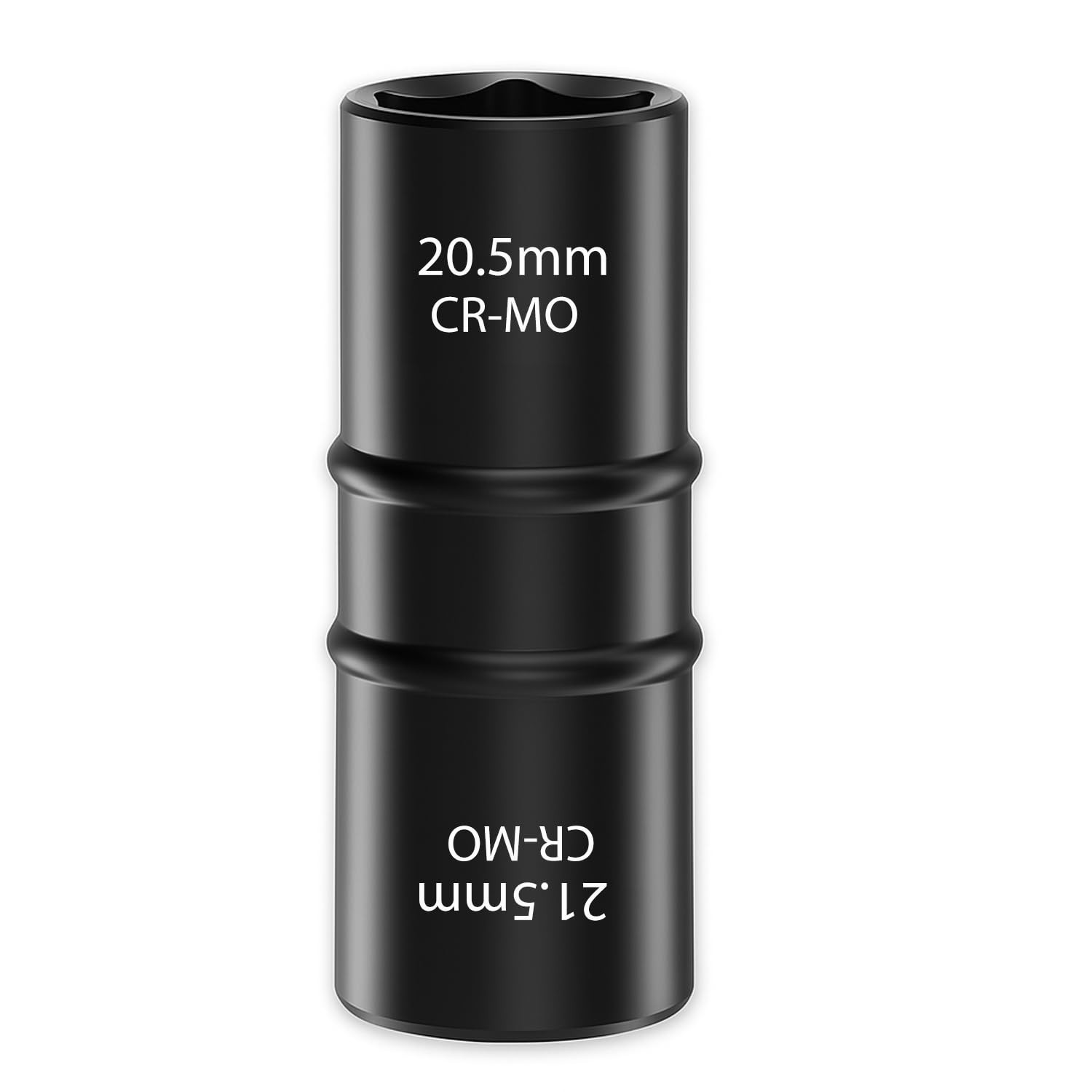 XEWEA 1/2 Inch Drive 20.5mm x 21.5mm Thin Wall Impact Flip Socket, Lug Nut Im...