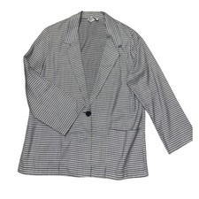 Womans Vintage Joanna Houndstooth Blazer Size Large