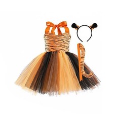 Tier-Tutu-Kleid-Set &Auml;rmellos Tierkost&uuml;m V-Ausschnitt f&uuml;r Auff&uuml;hrung,