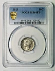 1929 P Mercury Dime PCGS MS-64 FB Rotated!