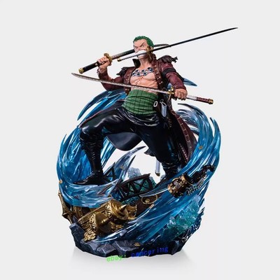 UNiQUE ART 1/4 Anime One Piece Roronoa Zoro Collectible Character Statue Model