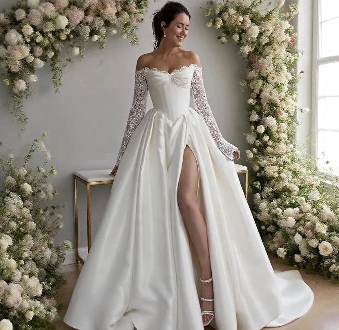ebay ivory wedding dresses for Sale EOFY