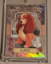 Lady 2025 Topps Chrome Disney Lady & The Tramp Spaghetti Refractor 5/5