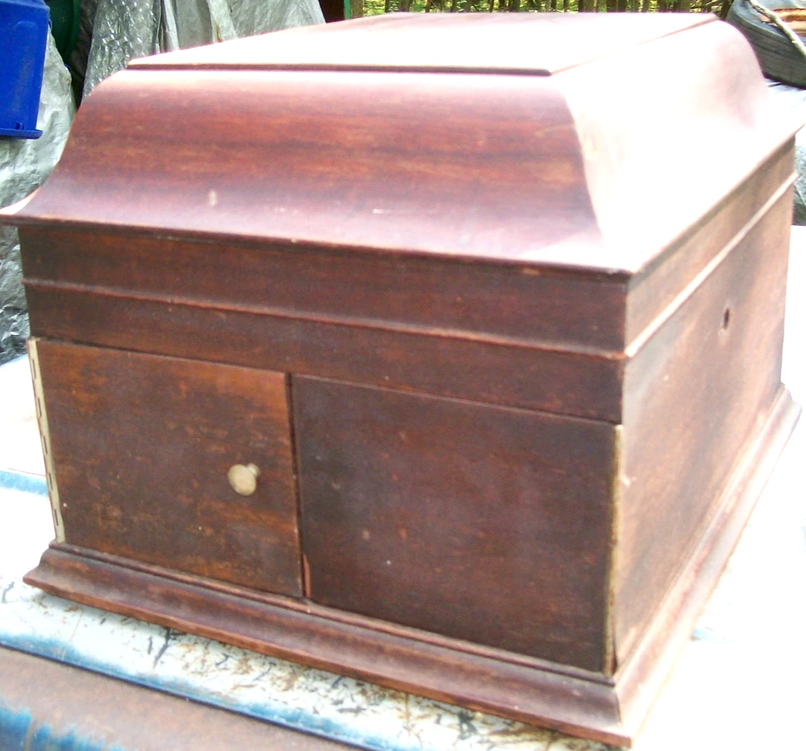ビクター　置き物 Victrola Cabinet In Collectible Phonograph Accessories & Parts for