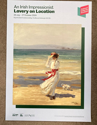 Lavery on Location Irish Impressionist National Galleries Scotland Poster 2024