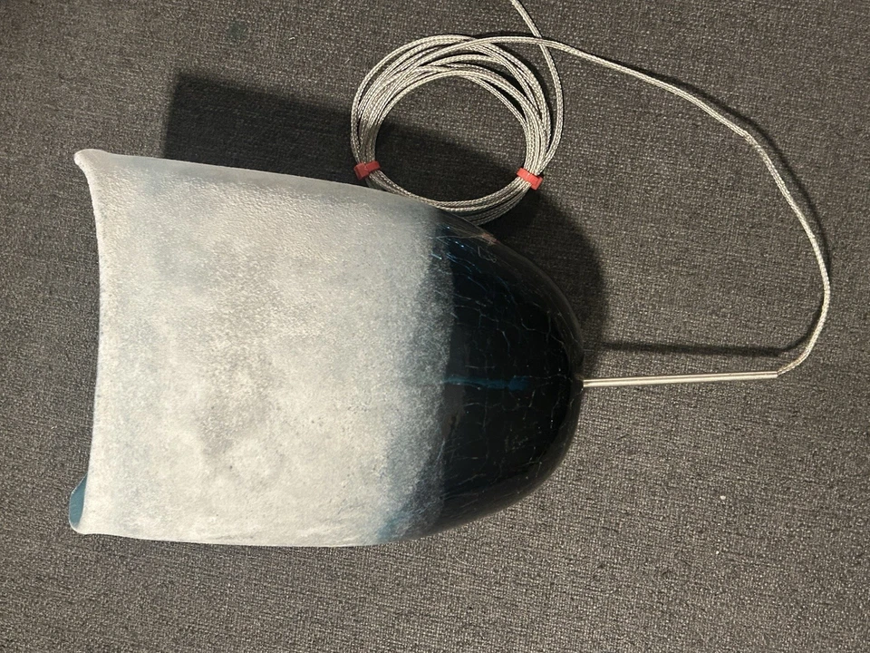 LBL/Tech Lighting Mini-Chill Pendant With Steel Blue Glass Satin Nickel Cable 6’ - Image 4 of 4