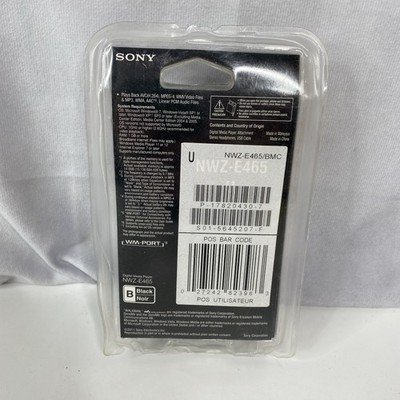 Sony nwz-e465 MP3 Player E Series Walkman 16GB New Sealed