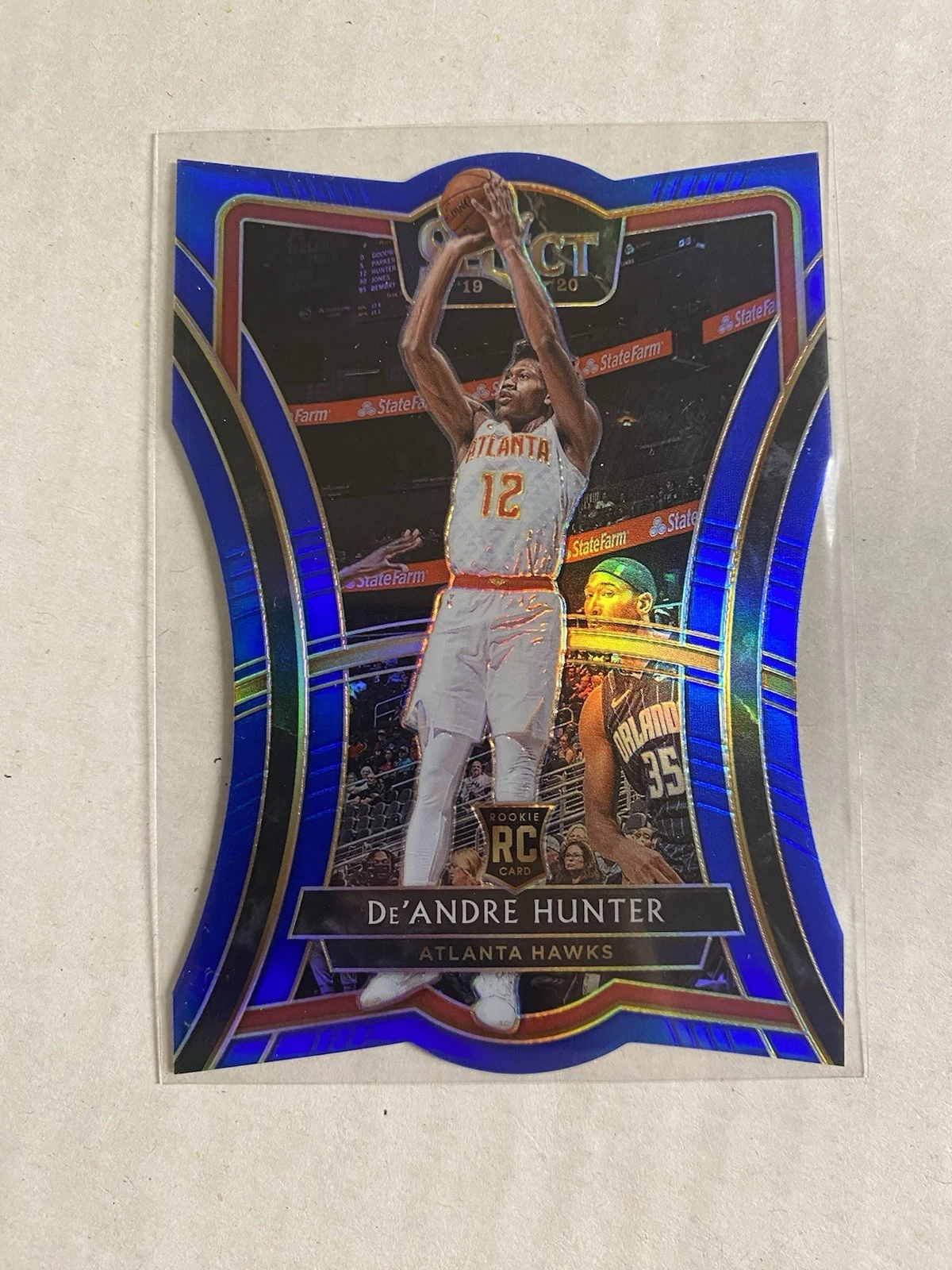 2019 Panini Select Premier Level Blue Prizm /249 De'Andre Hunter #136 Rookie RC