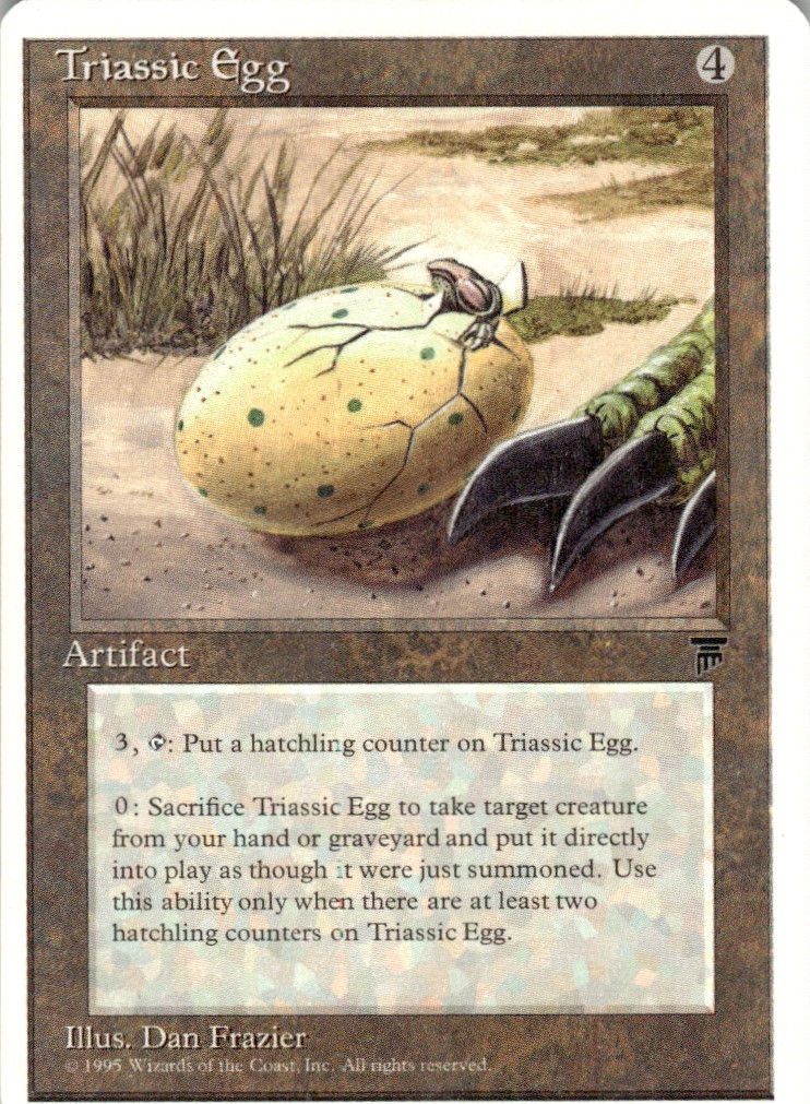 1994 Legends Magic The Gathering Triassic Egg LP