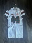 Team Issued University of Miami Football Jersey #44 W/ Acc Patch