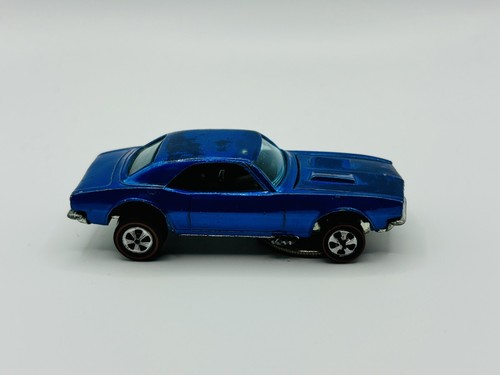 Hot Wheels Redline 1968 Custom Camaro Blue/Dark Interior HK VHTF! NM!! - Picture 5 of 10
