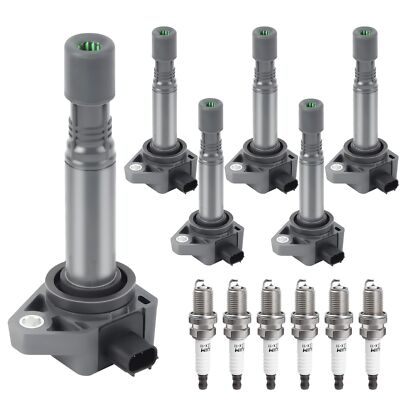 Ignition Coil Pack Spark Plugs fit for V6 3.5 3.7 Honda Pilot Ridgeline 2009-...
