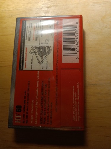 Vintage Blank Cassette Tape Audio Albums Soundtrack New Sealed - Picture 4 of 8