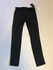 Joe's Jeans Black Skinny Ankle Pants W/ Herringbone Contrast, Size 24, NWT! — photo 1