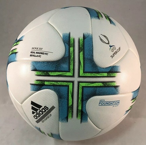 ADIDAS SUPERCUP 2017 FIFA APPROVED  BALL SIZE 5 100% AUTHENTIC - Afbeelding 1 van 4