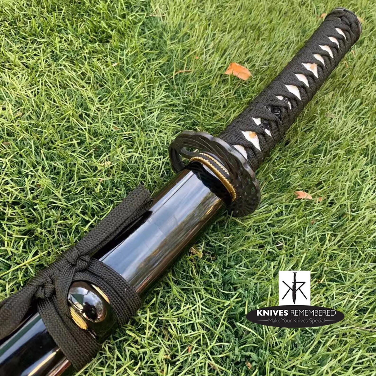 SHARP Blade Katana Practice Samurai Sword w/ Crane Tsuba and Scabbard