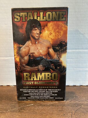 Rambo - First Blood Pt. 2 VHS 1985, 1998 Release Stallone
