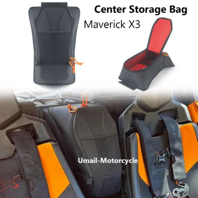 Center Console Seat Storage Bag For Can-Am Maverick X3 MAX XRS XDS 2017-2023