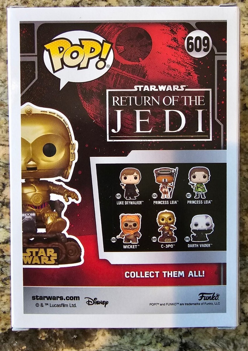 FUNKO POP! STAR WARS Return of the Jedi 40th C3PO 609 | eBay