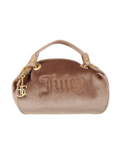 Juicy Couture Brown Diamante Velour Grab Bag