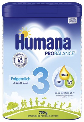 Humana ProBalance Folgemilch 3, Pulver 750g