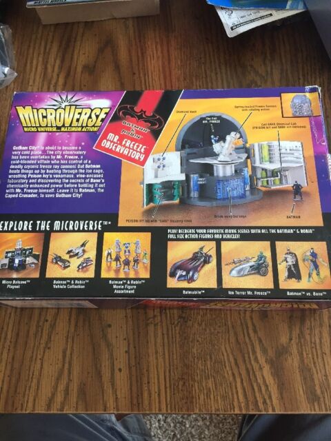 Kenner Batman and Robin 1997 Microverse Mr. Freeze Observatory for 