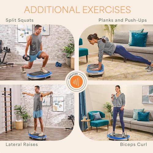 LifePro Rumblex Max 4D Vibration Plate Blue| Home Fitness & Recovery - Picture 6 of 6