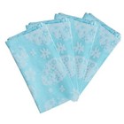 NWT H for Happy  AQUA EASTER SPRING  EGG   JACQUARD  set of 4 napkins