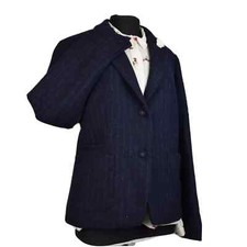 Harris Tweed Ladies Tailored Country Blazer Jacket Sz 8 #2 Immaculate Garment
