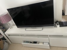 Lowboard TV Schrank Sideboard Weiß Hochglanz