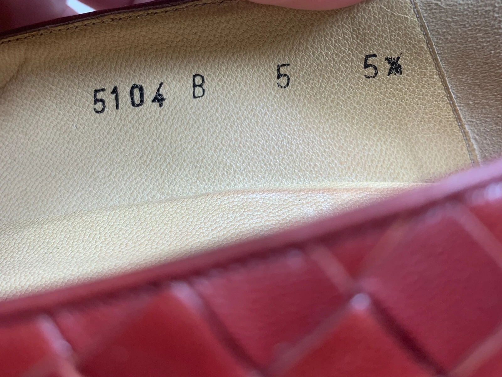 Scarpe decolte vintage Bottega Veneta taglia 5 5 intrecciate pelle bordeaux tacco