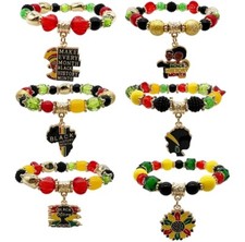 Black History Everyday/Juneteenth Charm Bracelet