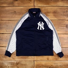 Giacca a vento vintage Stitches L New York Yankees blu