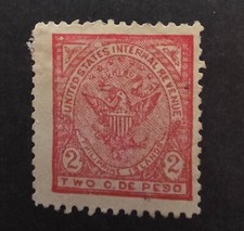 PHILIPPINES US IRS Revenue Stamp Unused MNG H Back of Book BOB  T15002