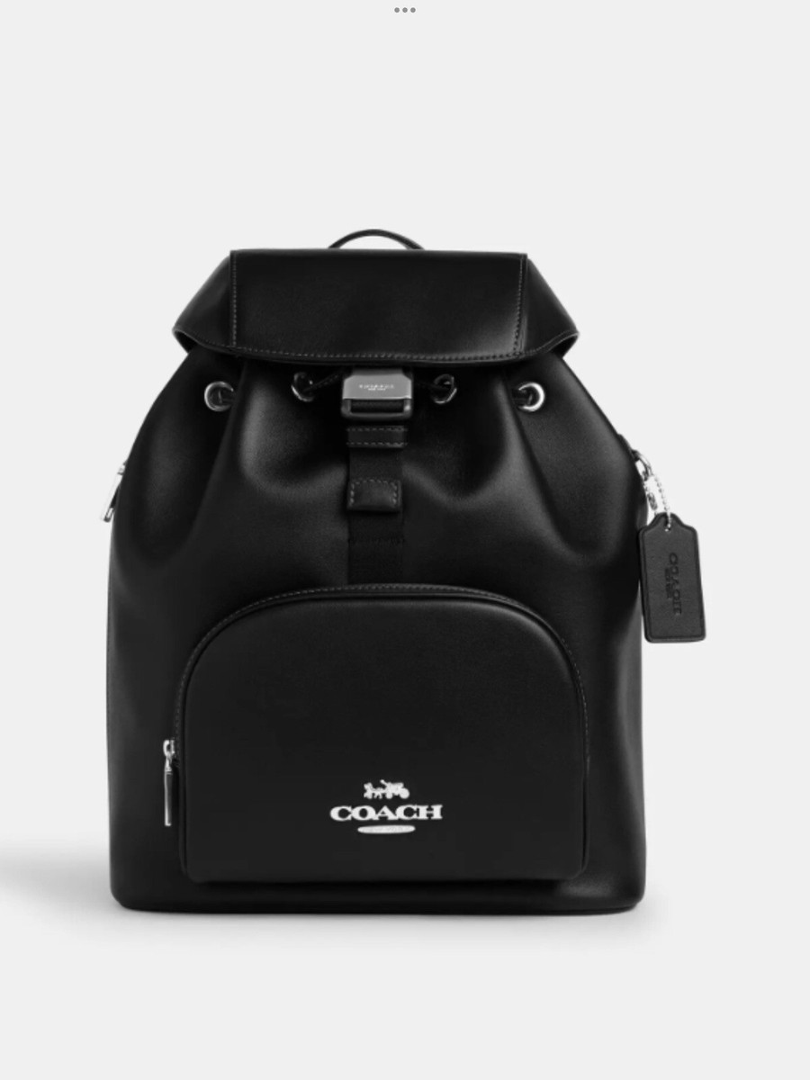 美品coachブラックレザーリュックLEATHER PACE BACKPACK Coach Pace Black Medium Leather Backpack AUTHENTIC NWT | eBay