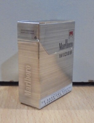 MARLBORO WIDES ADVERTISIGN HARD PAPER MATCHBOX | eBay