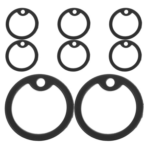 8-pcs-dog-tag-protective-cover-tags-pet-id-for-dogs-black-ebay