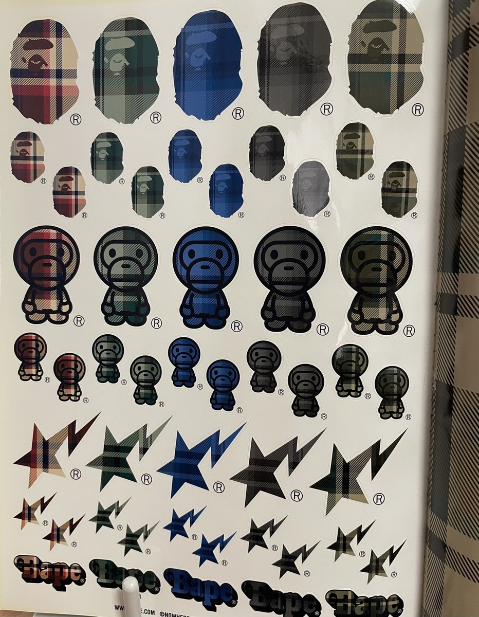 A BATHING APE 2007 With appendix Sticker/eco bag japan magazine