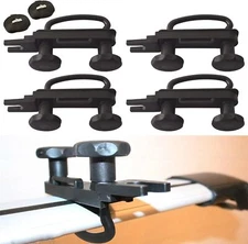 4pcs Roof BoxCar Van Mounting Fitting U-Bolts Roof Rack Bracket Kits Universal