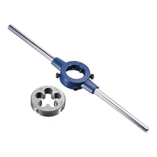 Round Die Stock Handle Wrench Set 5/8-24 UNEF Threading Die and 38mm Die Holder